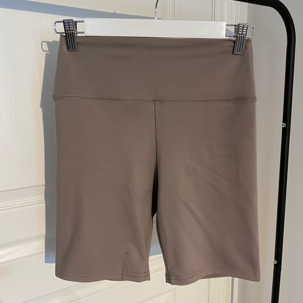 Garage Taupe Biker Shorts